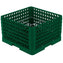 Vollrath - 15-Compartment Traex® Plate Crate® Warewashing System in Green with 5 Risers - PM1510-5-19