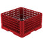 Vollrath - 15-Compartment Traex® Plate Crate® Warewashing System in Red with 4 Risers - PM1510-4-02
