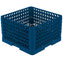 Vollrath - 15-Compartment Traex® Plate Crate® Warewashing System in Royal Blue with 5 Risers - PM1510-5-44