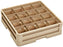 Vollrath - 16-Compartment Traex Closed Wall Full Size Cup Rack with 1 Risers, Pack of 2 - CR4D