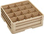 Vollrath - 16-Compartment Traex Closed Wall Full Size Cup Rack with 2 Risers, Pack of 2 - CR4DD