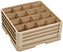 Vollrath - 16-Compartment Traex Closed Wall Full Size Cup Rack with 3 Risers, Pack of 2 - CR4DDD