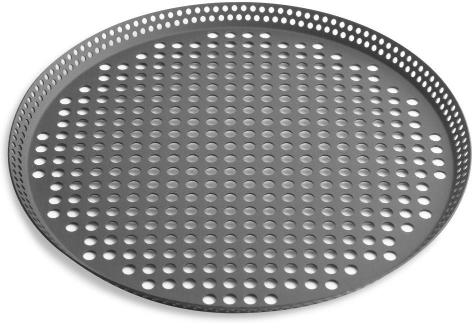 Vollrath - 16" Fully Perforated Press-Cut Pizza Pan with Hard Coat Anodized Finish - PC16FPHC