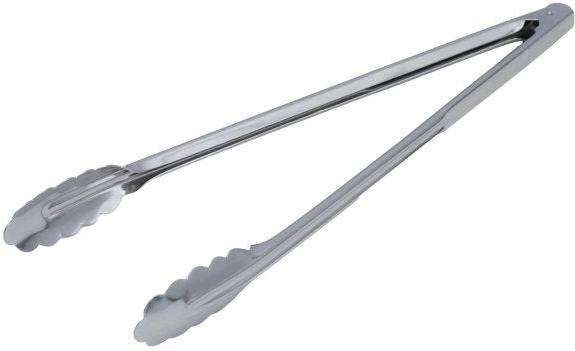Vollrath - 16" Heavy-Duty Stainless Steel Utility Tongs - 47316