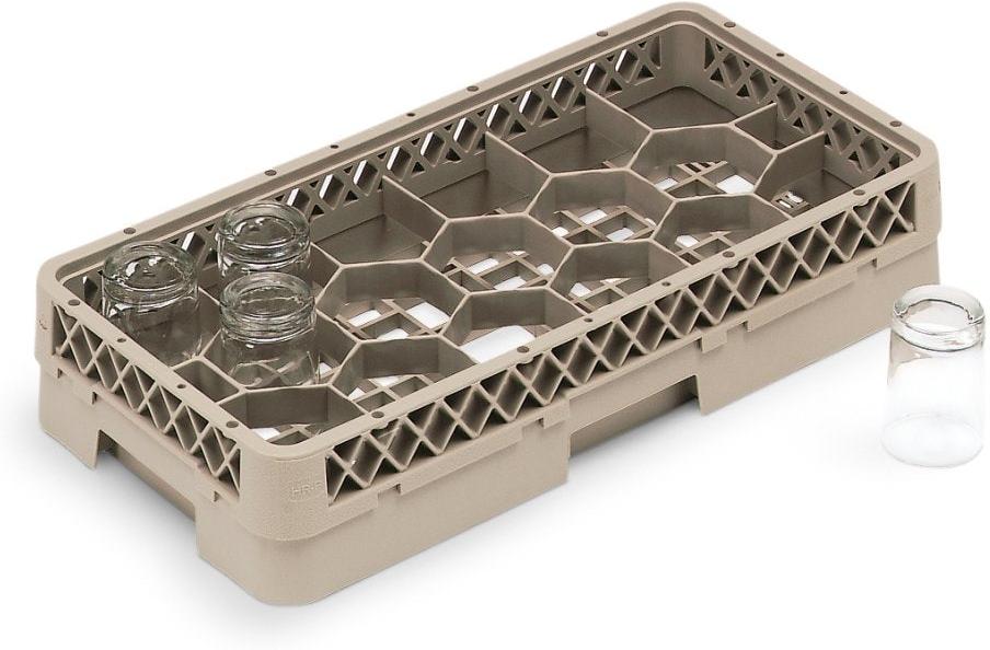 Vollrath - 17-Compartment Traex® Half-Size Glass Rack, 3" Inside Compartment Height, Model Hr1 - HR1F