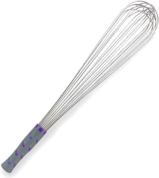 Vollrath - 18" Stainless Steel Piano Whip, Handle Color Purple - 47006