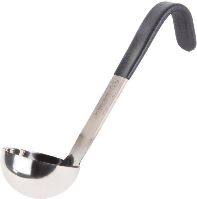 Vollrath - 2-Ounce Heavy-Duty Ladle with Short Black Handle - 4970220