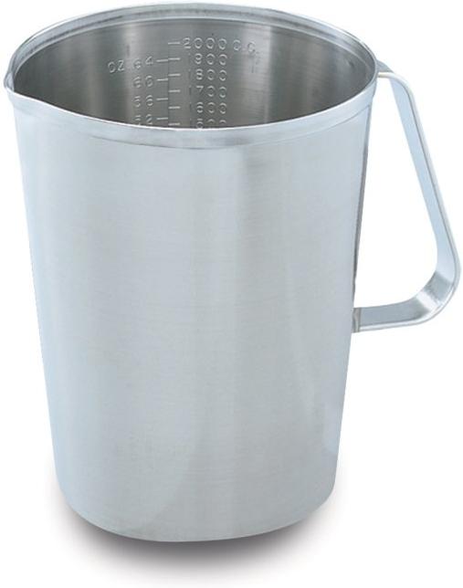 Vollrath - 2-Quart Stainless Steel Graduated Measuring Cup - 95640
