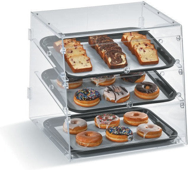 Vollrath - 2-tier Acrylic Knockdown Baked Goods Display Case With Front And Rear Access - KDC1418-2-06