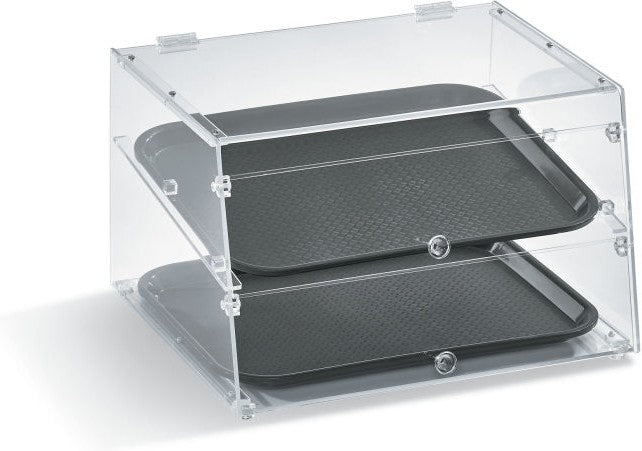 Vollrath - 2-tier Acrylic Knockdown Baked Goods Display Case With Front And Rear Access - KDC1418-2-06