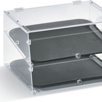 Vollrath - 2-tier Acrylic Knockdown Baked Goods Display Case With Front And Rear Access - KDC1418-2-06