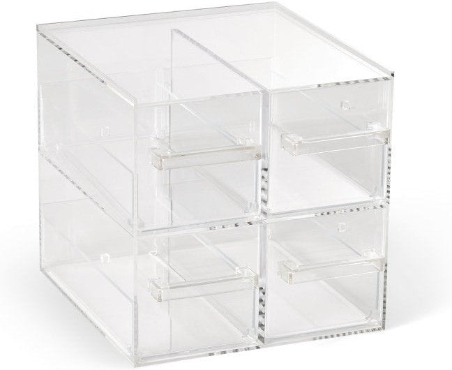 Vollrath - 2" x 2" Cubic Modular Display Bin With Four Drawers - SBB13F-06