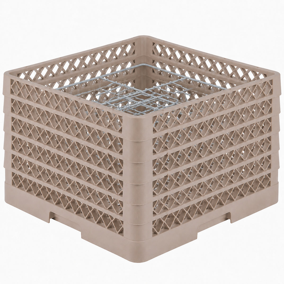 Vollrath - 20-Compartment Traex® Plate Crate® Warewashing System in Beige for 10 to 10.75" Plates - PM2011-5