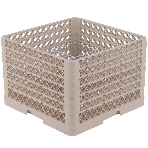 Vollrath - 20-Compartment Traex® Plate Crate® Warewashing System in Beige for 10.75 to 11" Plates - PM2011-6