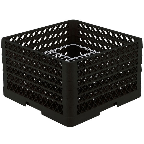 Vollrath - 20-Compartment Traex® Plate Crate® Warewashing System in Black for 10 to 10.75" Plates - PM2011-5-06