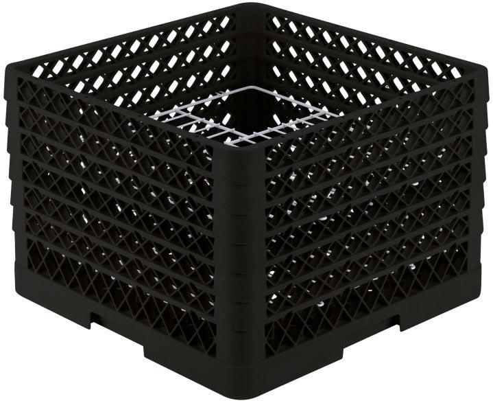 Vollrath - 20-Compartment Traex® Plate Crate® Warewashing System in Black for 10.75 to 11" Plates - PM2011-6-06