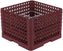 Vollrath - 20-Compartment Traex® Plate Crate® Warewashing System in Burgundy for 10.75 to 11