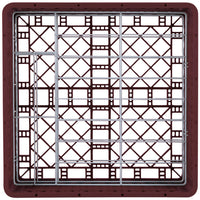 Vollrath - 20-Compartment Traex® Plate Crate® Warewashing System in Burgundy for 4.75 to 6.5" Plates - PM2006-3-21