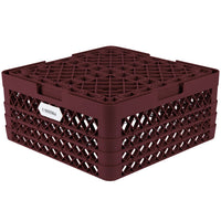 Vollrath - 20-Compartment Traex® Plate Crate® Warewashing System in Burgundy for 4.75 to 6.5" Plates - PM2006-3-21