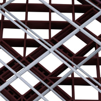Vollrath - 20-Compartment Traex® Plate Crate® Warewashing System in Burgundy for 4.75 to 6.5" Plates - PM2006-3-21