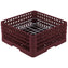 Vollrath - 20-Compartment Traex® Plate Crate® Warewashing System in Burgundy for 4.75 to 6.5