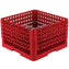 Vollrath - 20-Compartment Traex® Plate Crate® Warewashing System in Red for 10 to 10.75