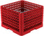 Vollrath - 20-Compartment Traex® Plate Crate® Warewashing System in Red for 10.75 to 11