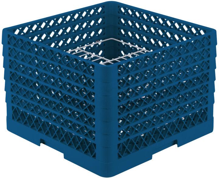 Vollrath - 20-Compartment Traex® Plate Crate® Warewashing System in Royal Blue for 10.75 to 11" Plates - PM2011-6-44