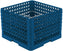 Vollrath - 20-Compartment Traex® Plate Crate® Warewashing System in Royal Blue for 10.75 to 11
