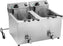 Vollrath - 208-240 V  Medium-Duty Dual Countertop Fryer With Drain - CF4-3600DUAL