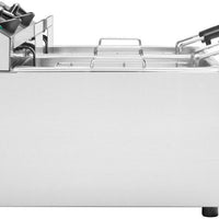 Vollrath - 208-240 V Standard-Duty Double-Well Countertop Fryer - CF2-3600DUAL