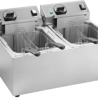 Vollrath - 208-240 V Standard-Duty Double-Well Countertop Fryer - CF2-3600DUAL