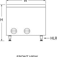 Vollrath - 208-240 Volt Two-Burner Counter Top Electric Hot Plate - 40739