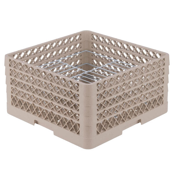 Vollrath - 21-Compartment Traex® Plate Crate® Warewashing System in Beige for 8.75 to 9.187" Plates - PM2110-4