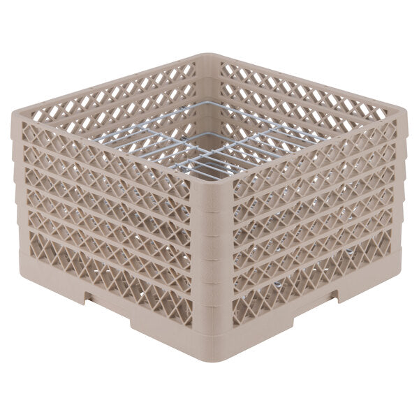 Vollrath - 21-Compartment Traex® Plate Crate® Warewashing System in Beige for 9.187 to 10.0" Plates - PM2110-5