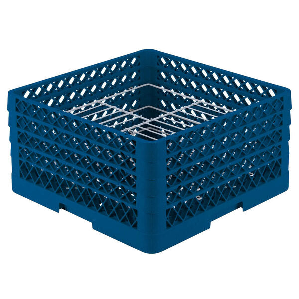 Vollrath - 21-Compartment Traex® Plate Crate® Warewashing System in Royal Blue for 8.75 to 9.187" Plates - PM2110-4-44