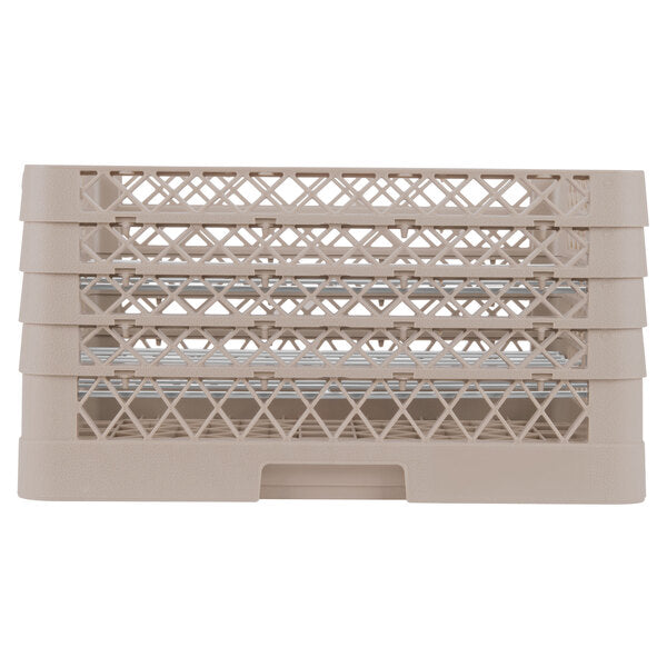Vollrath - 22-Compartment Traex® Plate Crate® Warewashing System in Beige with 4 Risers - PM2209-4