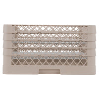 Vollrath - 22-Compartment Traex® Plate Crate® Warewashing System in Beige with 4 Risers - PM2209-4