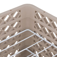 Vollrath - 22-Compartment Traex® Plate Crate® Warewashing System in Beige with 4 Risers - PM2209-4