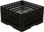 Vollrath - 22-Compartment Traex® Plate Crate® Warewashing System in Black with 3 Risers - PM2209-3-06