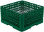 Vollrath - 22-Compartment Traex® Plate Crate® Warewashing System in Green with 3 Risers - PM2209-3-19