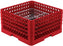 Vollrath - 22-Compartment Traex® Plate Crate® Warewashing System in Red with 4 Risers - PM2209-4-02