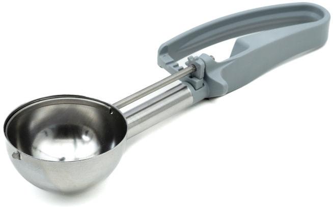 Vollrath - 3 7/10 Oz Extended-Length Disher with Gray Handle - 47371