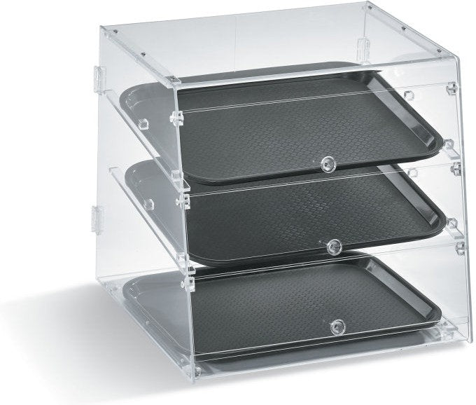 Vollrath - 3-Tier Acrylic Knockdown Baked Goods Display Case With Front And Rear Access - KDC1418-3-06