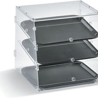 Vollrath - 3-Tier Acrylic Knockdown Baked Goods Display Case With Front And Rear Access - KDC1418-3-06