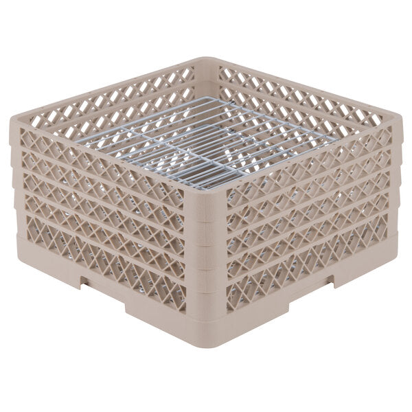 Vollrath - 30-Compartment Traex® Plate Crate® Warewashing System in Beige - PM3008-4