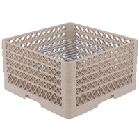 Vollrath - 32-Compartment Traex® Plate Crate® Warewashing System in Beige for 7.625 to 8.0" Plates - PM3208-4