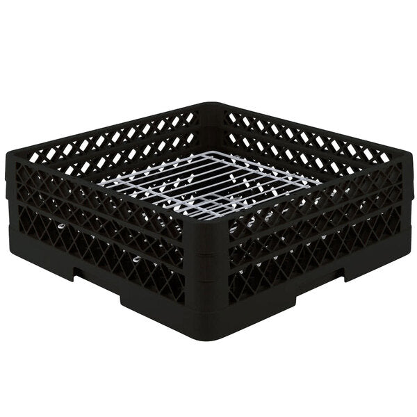 Vollrath - 32-Compartment Traex® Plate Crate® Warewashing System in Black for 4.75 to 6.25" Plates - PM3208-2-06