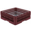 Vollrath - 32-Compartment Traex® Plate Crate® Warewashing System in Burgundy for 4.75 to 6.25