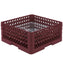 Vollrath - 32-Compartment Traex® Plate Crate® Warewashing System in Burgundy for 4.75 to 7.625